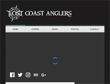 Tablet Screenshot of lostcoastanglers.com